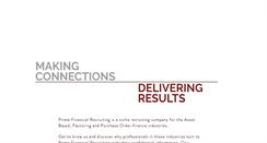 Desktop Screenshot of primefinancialrecruiting.com