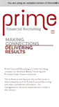 Mobile Screenshot of primefinancialrecruiting.com